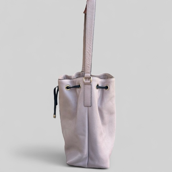 Kate Spade Bennett Street Seren Leather Bucket Bag Rosewater/Black - Picture 5 of 9